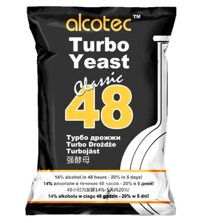 Спиртовые дрожжи Alcotec Turbo Classic 48, 130 г