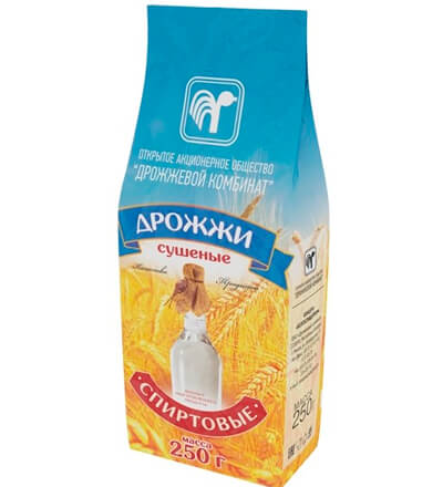 Дрожжи сушеные "Спиртовые", 250 г