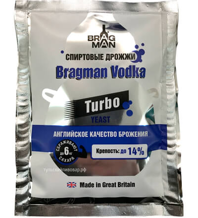 Спиртовые дрожжи Bragman Vodka, 66 г