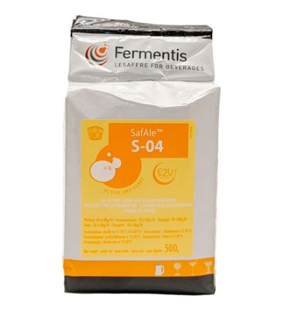 Дрожжи Fermentis Safale S-04, 0.5 кг