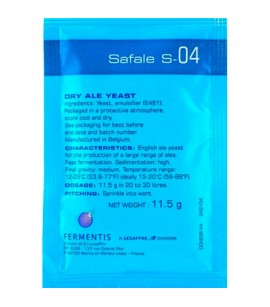 Дрожжи Fermentis Safale S-04, 11.5 г