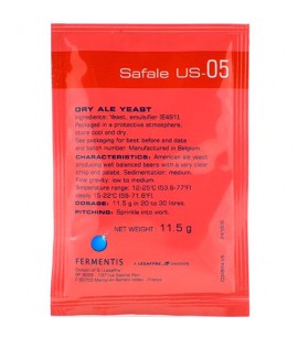 Дрожжи Fermentis Safale US-05 11.5 г