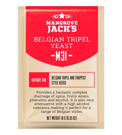 Пивные дрожжи Mangrove Jack's Belgian Tripel M31 10 г