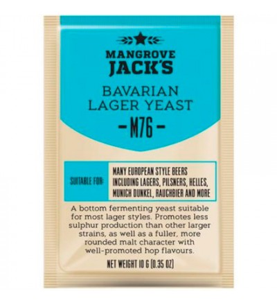 Пивные дрожжи Mangrove Jack's Bavarian Lager M76 10 г